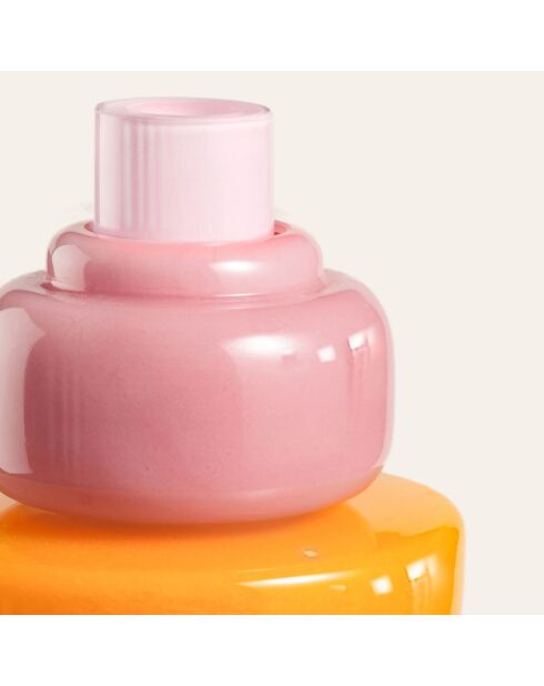 Vase multicolore - 16.5 x 16.5 x 46 cm