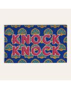 Zerbino Knock Knock blu - 45 x 75 cm