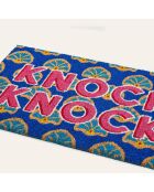 Zerbino Knock Knock blu - 45 x 75 cm