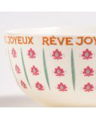Bol de service Rêve Joyeux multicolore - 13 x 13 cm