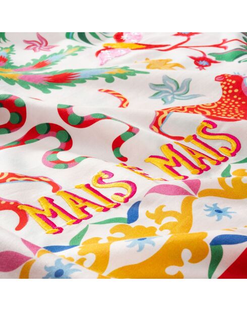 Set copripiumino king satin multicolor - 240x220 cm