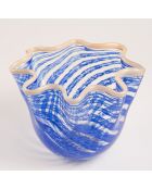 Jarrón azul - 25 x 25 x 19 cm