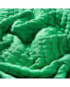 Juego de colchas de satén de algodón verde
