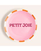 Assiette Petit Joie rose - 15 x 15 cm