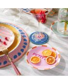 Assiette Petit Joie rose - 15 x 15 cm