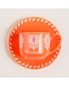 Ensemble de tasses à café 2 pièces Flanerie orange - 90 ml