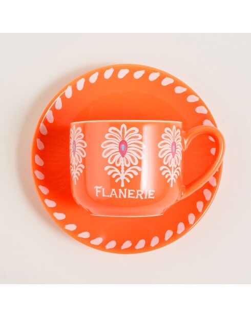 Ensemble de tasses à café 2 pièces Flanerie orange - 90 ml