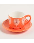 Ensemble de tasses à café 2 pièces Flanerie orange - 90 ml