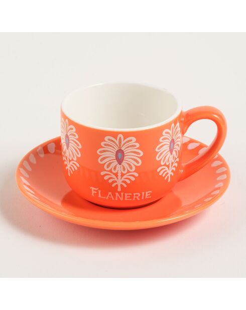 Ensemble de tasses à café 2 pièces Flanerie orange - 90 ml