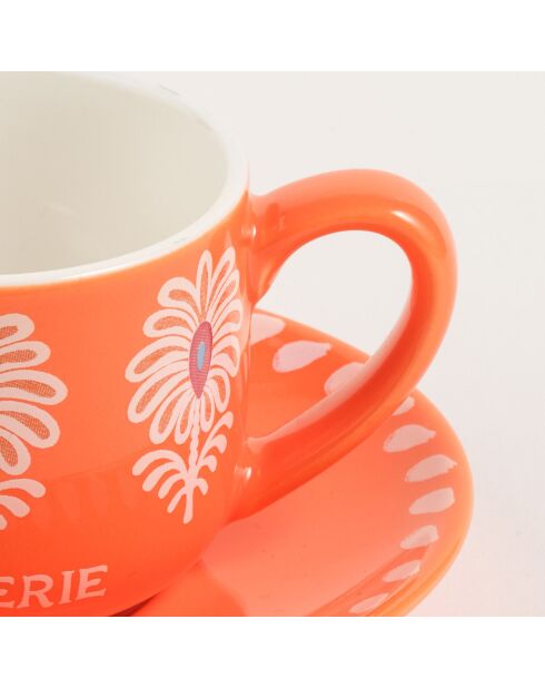 Ensemble de tasses à café 2 pièces Flanerie orange - 90 ml