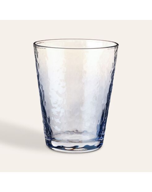 Verre à eau bleu - 300 ml