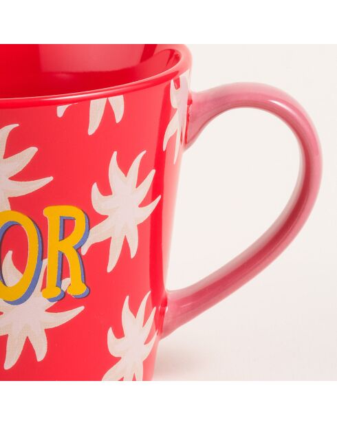 Tasse Flor rouge - 360 ml