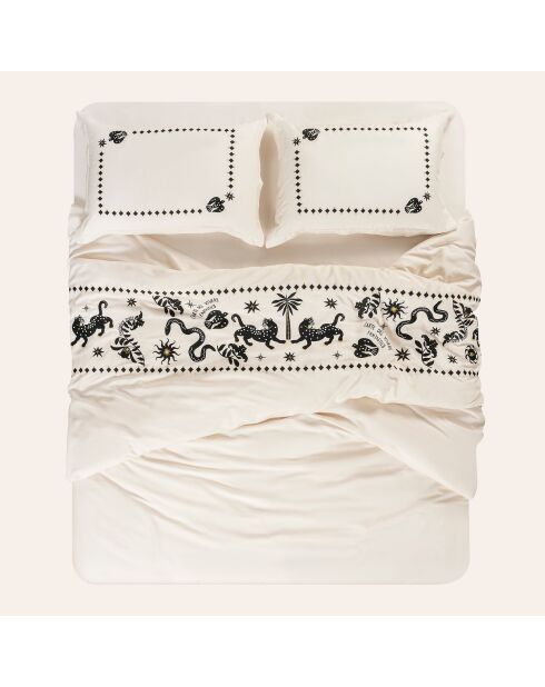 Set copripiumino Tencel King Kadmos ecru - 240 x 220 cm