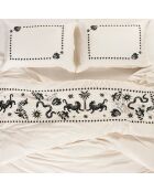 Set copripiumino Tencel King Kadmos ecru - 240 x 220 cm