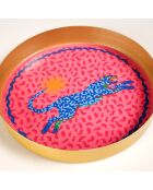 Plateau rose - 15 x 15 x 2 cm