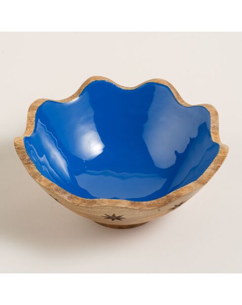 Bol bleu marine - 22 x 22 x 9 cm