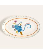 Plat de service Singe Roulade multicolore - 25 x 15 cm
