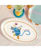 Plat de service Singe Roulade multicolore - 25 x 15 cm