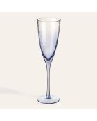 Coupe de champagne bleue - 250 ml