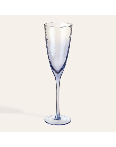Coupe de champagne bleue - 250 ml