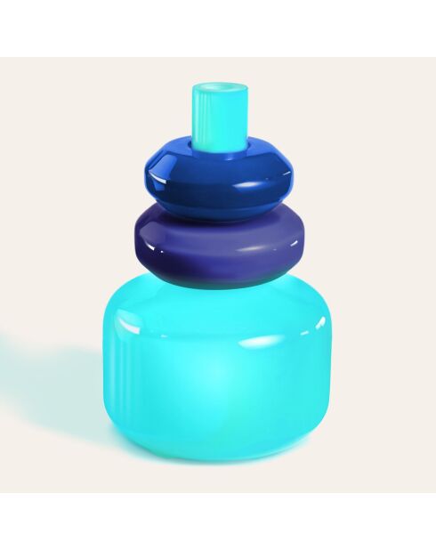 Vase multicolore - 22 x 22 x 33 cm