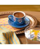 Ensemble de tasses à café 2 pièces Chaleur bleu - 90 ml