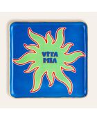 Plateau Vita Mia bleu - 25 x 25 cm