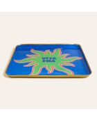 Plateau Vita Mia bleu - 25 x 25 cm