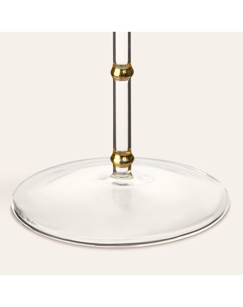 Coupe de champagne claire et dorée - 240 ml