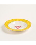 Assiette Cocotier jaune - 20 cm