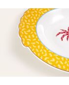 Assiette Cocotier jaune - 20 cm
