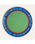 Plateau Solis Vita bleu vert - 30 x 30 cm