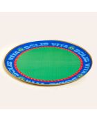 Plateau Solis Vita bleu vert - 30 x 30 cm