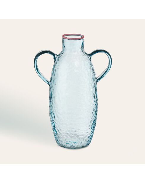 Vase multicolore - 10.5 x 6.5 x 15.5 cm