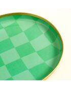 Plateau Agra vert - 24 x 12 x 1.5 cm