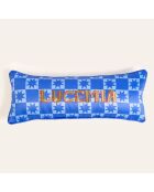 Coussin Lucemia bleu - 20 x 55 cm