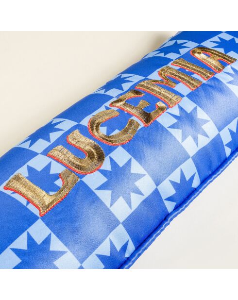 Coussin Lucemia bleu - 20 x 55 cm