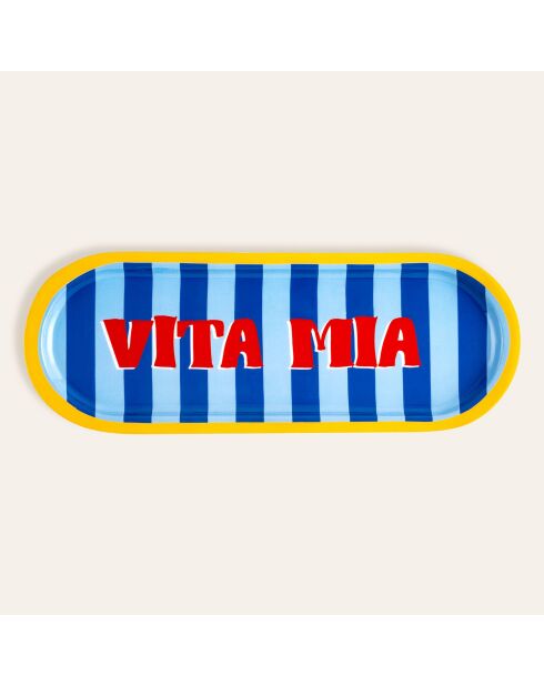 Vita Mia Essenstablett marineblau - 40 x 15 x 2,5 cm