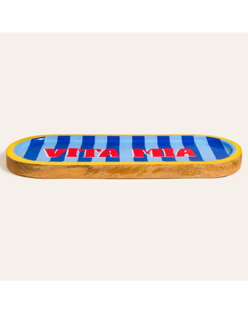 Vita Mia Essenstablett marineblau - 40 x 15 x 2,5 cm