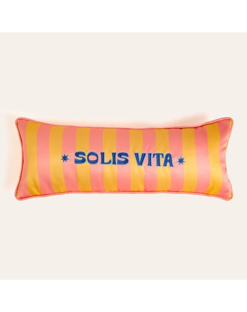Cuscino Solis Vita giallo salmone - 20 x 55 cm