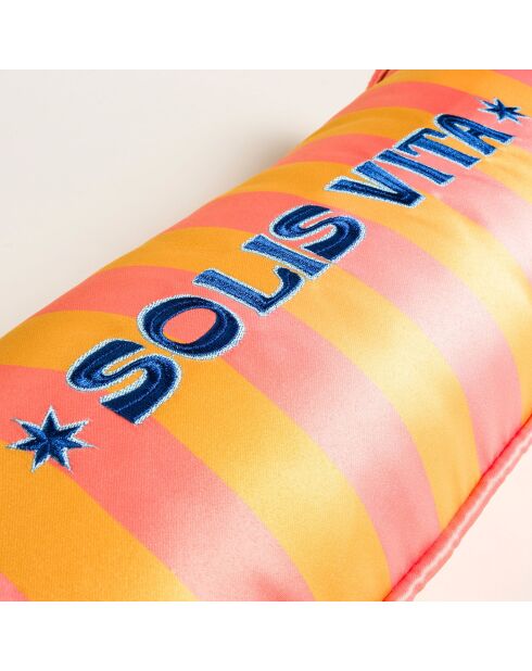 Cuscino Solis Vita giallo salmone - 20 x 55 cm