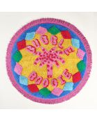 Tapis de bain en coton dubble Boogie multicolore -70 x 70 cm