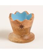 Ciotola da aperitivo blu - 8 x 8 x 7,5 cm