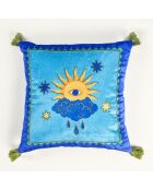 Coussin Sun Cloud bleu - 50 x 55 cm