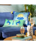 Coussin Sun Cloud bleu - 50 x 55 cm