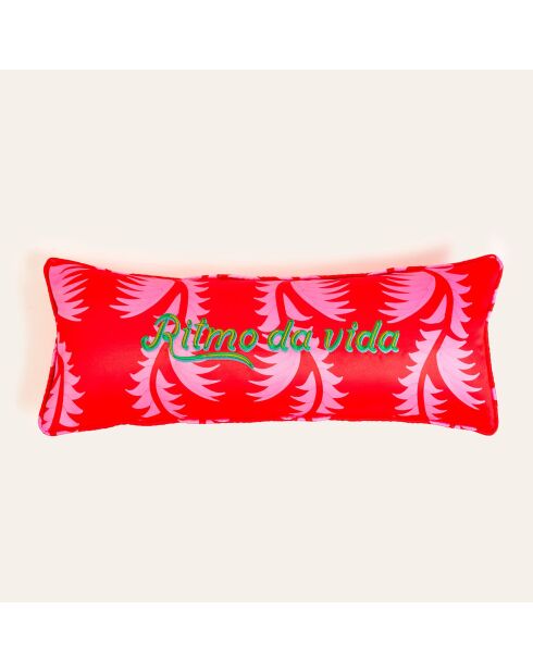 Cuscino decorativo Ritmo Da Vida rosa - 20 x 55 cm