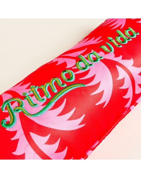 Cuscino decorativo Ritmo Da Vida rosa - 20 x 55 cm