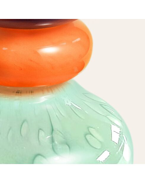 Vase multicolore - 20 x 20 x 39 cm