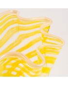 Vase jaune - 30 x 30 x 21.5 cm