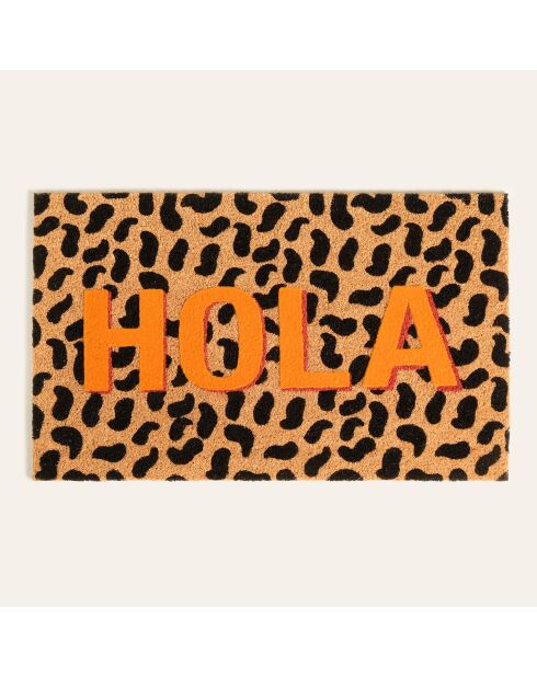 Gelbe Hola Fußmatte, 45 x 75 cm